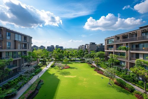 商品房住宅建筑景观效果图摄影图资源下载指南